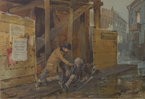 The Insulted and Humiliated by Fedor Dostoevsky'. Nikolai Karazin (1842-1908). 1893.