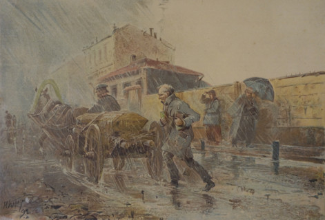 Poor Folk by Fedor Dostoevsky'. Nikolai Karazin (1842-1908). 1893.