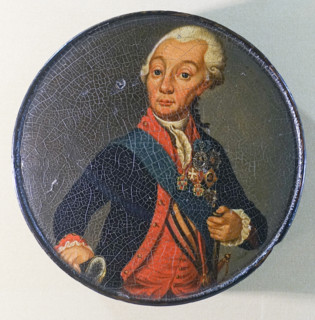 Snuffbox with the Portrait of Alexander Suvorov. Korobov and Lukutin factory