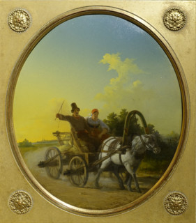Beaudry Karl Friedrich  (1812-1894).  After the Harvest. 1856.