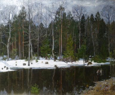 Zhukovsky Stanislav Yulianovich (1875-1944). Spring flood on the Neman River. 1933.