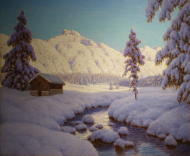 After Snowfall. 1927-1930. Ivan Fedorovich Shultze (1874-1939).