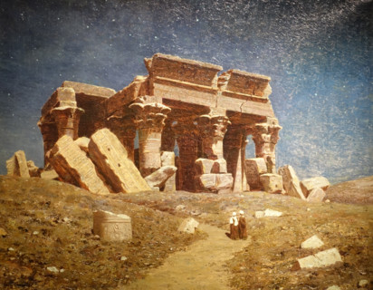 Destroyed Temple. Kom Ombo. Egypt. 1920s.
