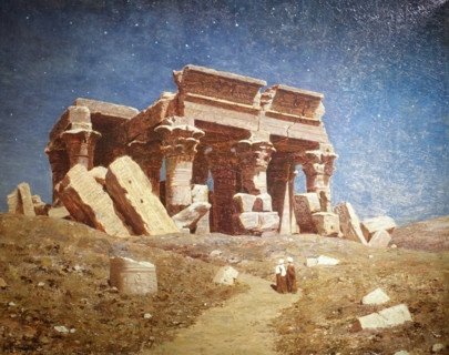 Destroyed Temple. Kom Ombo. Egypt. 1920s.