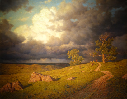Approaching Storm. Circa 1927-1930. Ivan Fedorovich Shultze (1874-1939).