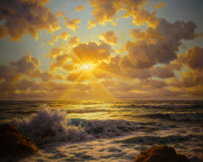 Sunrise. 1927-1930. Ivan Fedorovich Shultze (1874-1939).