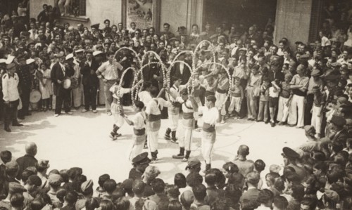 Ball de Cercolets during a traditional Catalan celebration