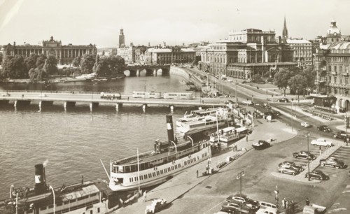 Stockholm. View over the Strommen