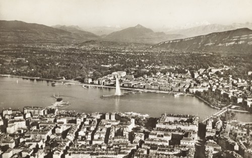 View of the city of Geneva, Switzerland
