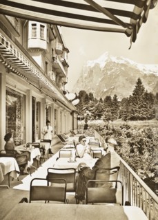 Panoramic terrace of the famous Grand Hotel Regina