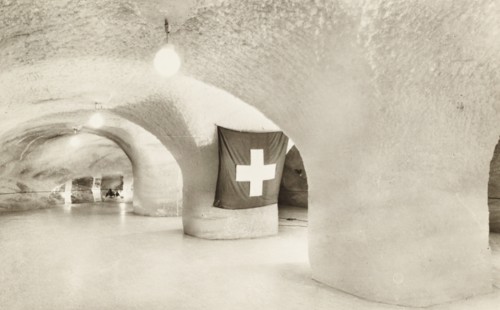 Gletscherpalast, Ice Palace carved into the Aletsch Glacier