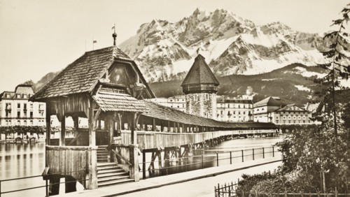 Lucerne, Chapel Bridge, Kapellbrucke, Switzerland