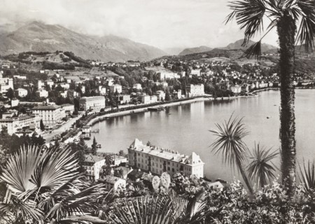 Lugano, Landscape Panoramic View, Switzerland