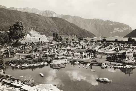 The famous Swissminiatur open-air park located in Melide