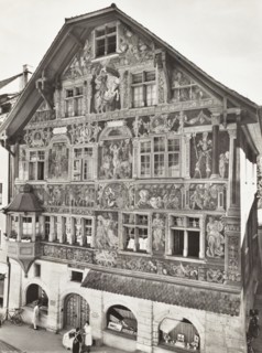 Haus zum Ritter, Knight's House in Schaffhausen, Switzerland