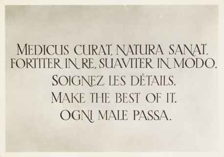 Card printed by Hendrik Nicolaas Werkman