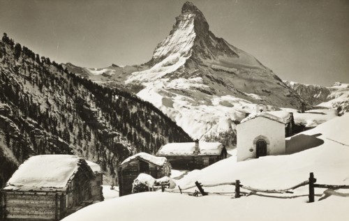 Zermatt, Findeln with Matterhorn, Switzerland
