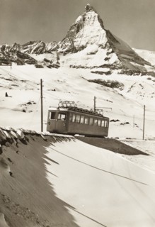 Gornergrat railway train, Zermatt, Switzerland