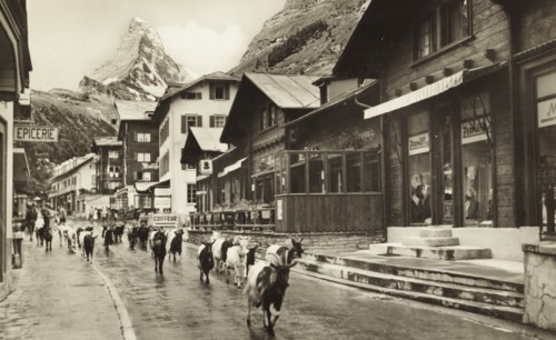 Street of Zermatt, Switzerland