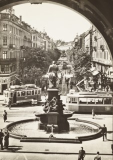Zurich, Bahnhofstrasse, Switzerland, 1949 circa