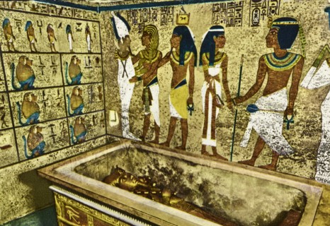 Egypt, Thebes, Burial Chamber in Tut Ankh Amen's Tomb