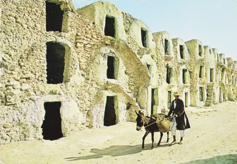 Tunisia, Ghorfas, Mednine
