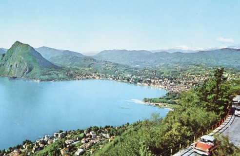 Lugano, Panorama dal Monte Bre