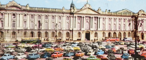 France, Toulouse, View of the City Hall and the Theatre