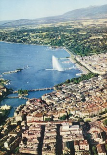 Switzerland, Geneve, aerial view