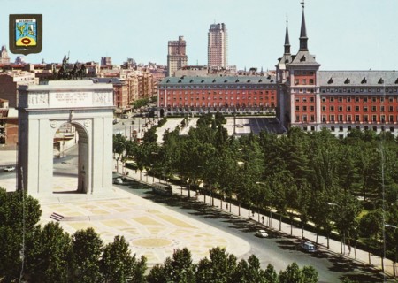 Spain, Madrid, Victory Arch and Air Ministry