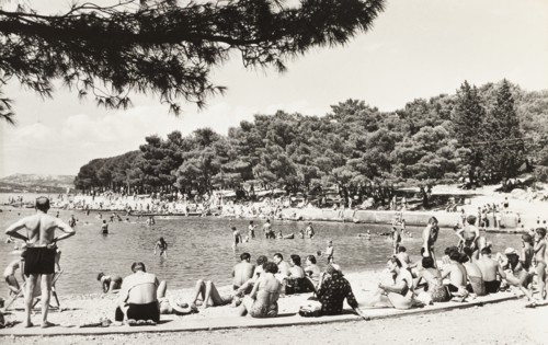 Croatia, Soline Beach in Biograd na moru, old zadar