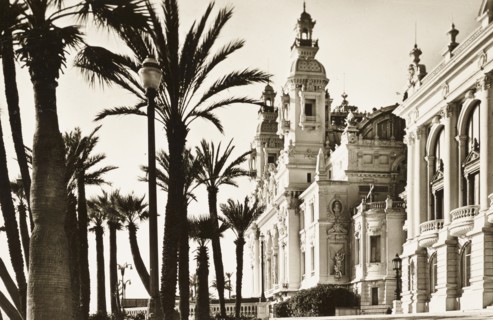 Facade of the Casino in Monte Carlo, Principality of Monaco