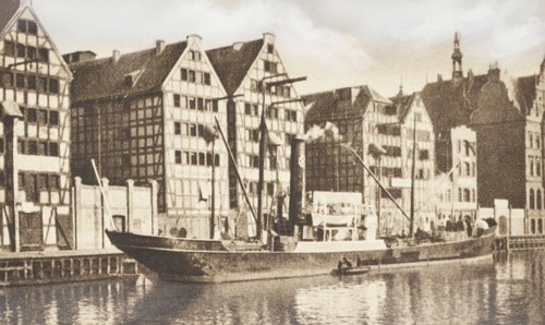 Gdansk, view of Granary Island, Poland