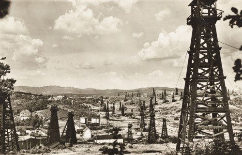 Moreni oil field in Romania