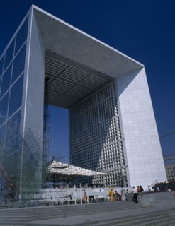 FRANCE, Ile de France, Paris , "La Defence. The Grand Arch, known as Arche de la Defense or Grande