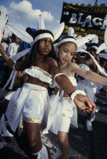 ENGLAND, London, Children in costume at Notting Hill Carnival.