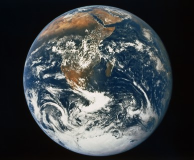 SPACE, Earth, Earth from space showing Africa and the Middle East.