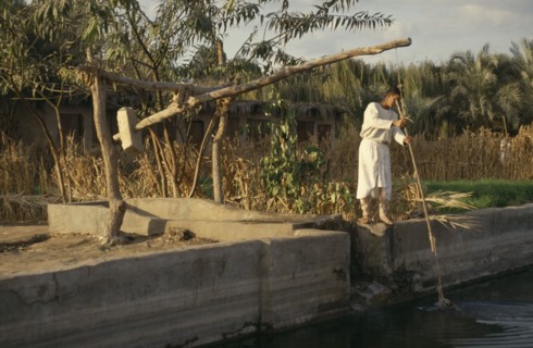 EGYPT, Water, Shaduf Irrigation system