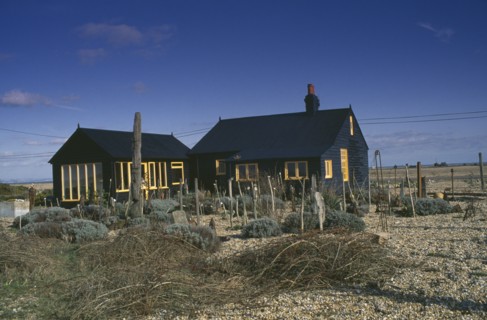 ENGLAND, Kent, Dungeness, Derek Jarmans house.