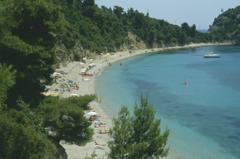 GREECE, Northern Sporades, Skopelos, Stefalis Beach
