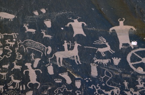 USA, Arizona,  Petroglyphs