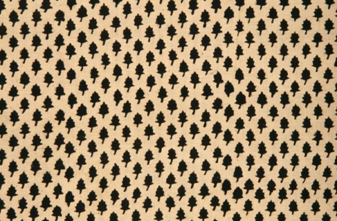 INDIA, Rajasthan, Art and Crafts, Detail of Rajasthani block printed fabric.
