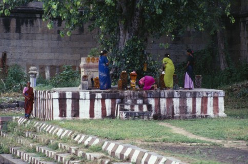 INDIA, Tamil Nadu, Kanchipuram, Devarajaswami temple dedicated to Vishnu and built by the