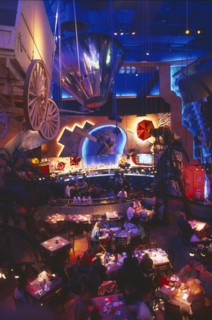 SOUTH AFRICA, Cape Town, "V&A Waterfront, interior of 'Planet Hollywood' resturant and pub.  "