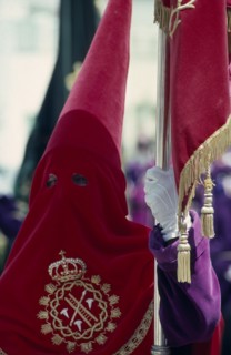 SPAIN, Andalucia, Hooded Easter Penitent