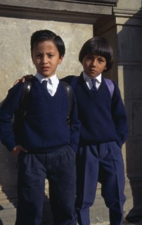 BOLIVIA,   , Tarija, Two school boys
