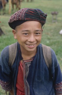 VIETNAM, North, Sapa, Smiling Muong minority boy