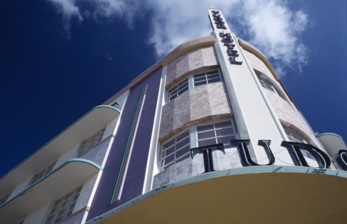 USA, Florida, Miami Beach,  Art Deco Hotel
