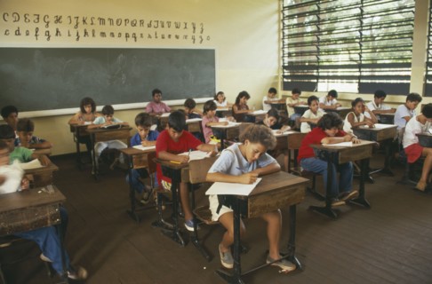 BRAZIL, Education, School, kids in classroom