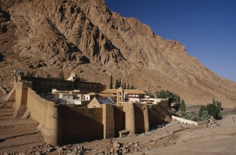 EGYPT, Sinai, St Catherine’s Monastery, St Catherine's Greek Orthodox Monastery on Mount Sinai